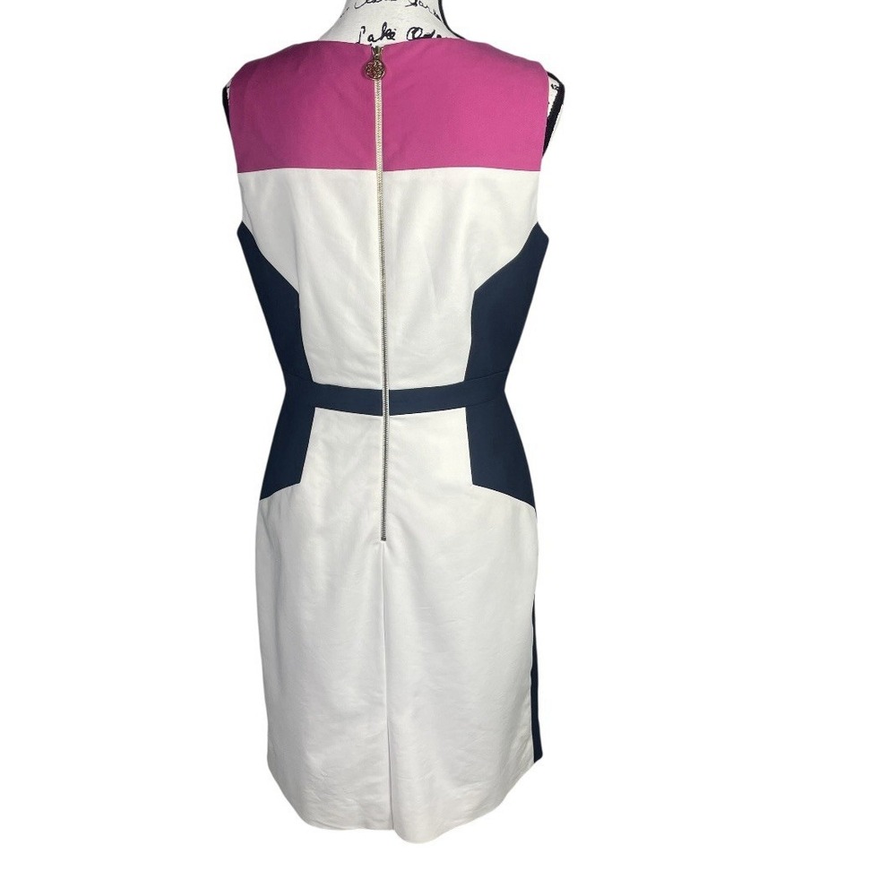 Antonio Melani Dress Colorblock Sleeveless Slimming Panels 8 - Picture 3 of 6